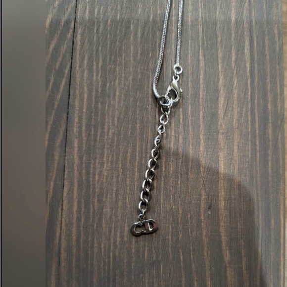 Christian Dior D Pendant Necklace (silver) - Picture 3 of 4